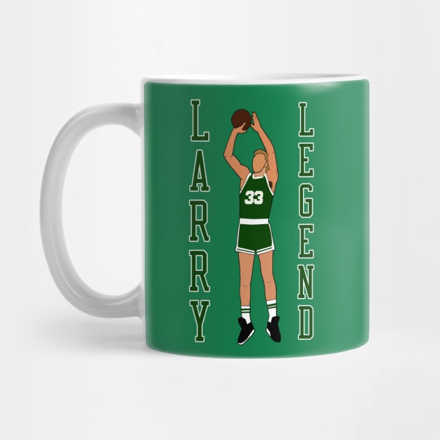 Larry Bird 'Larry Legend' - Boston Celtics by xavierjfong